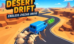 Desert Drift: Endless ZigZag Drive