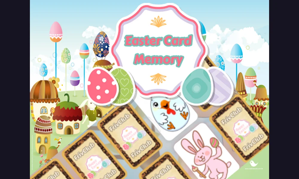 Easter Card Memory Deluxe — Jogar grátis online | Crazy3D